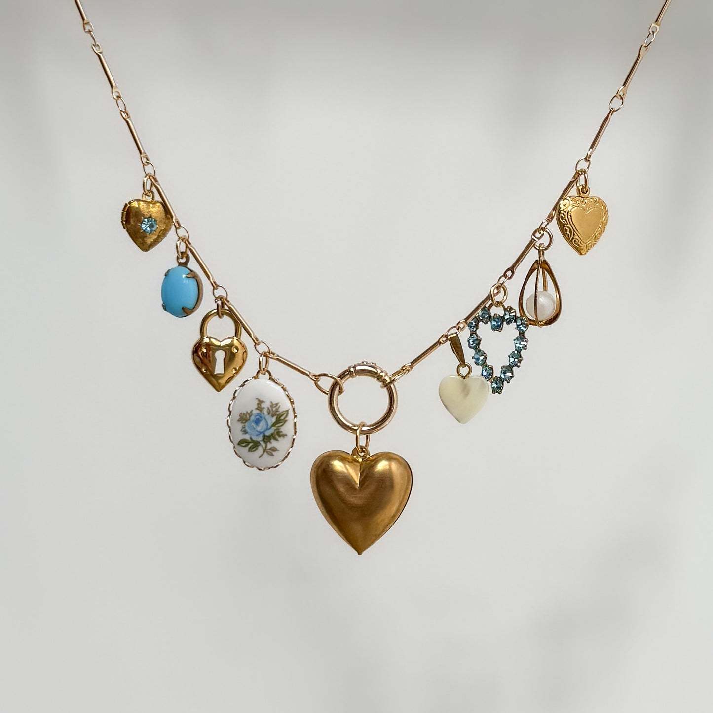 Forget Me Not Charm Necklace