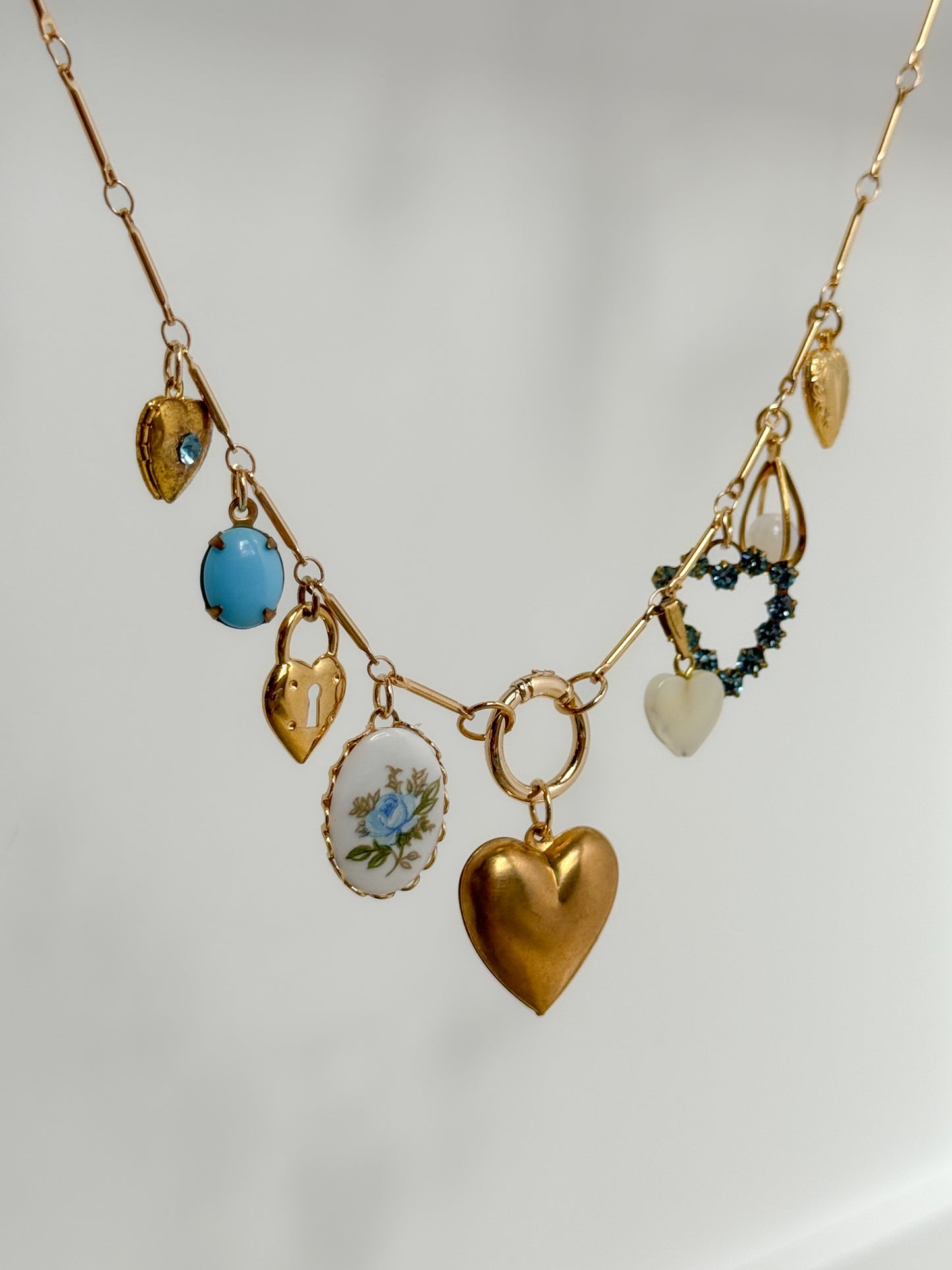 Forget Me Not Charm Necklace
