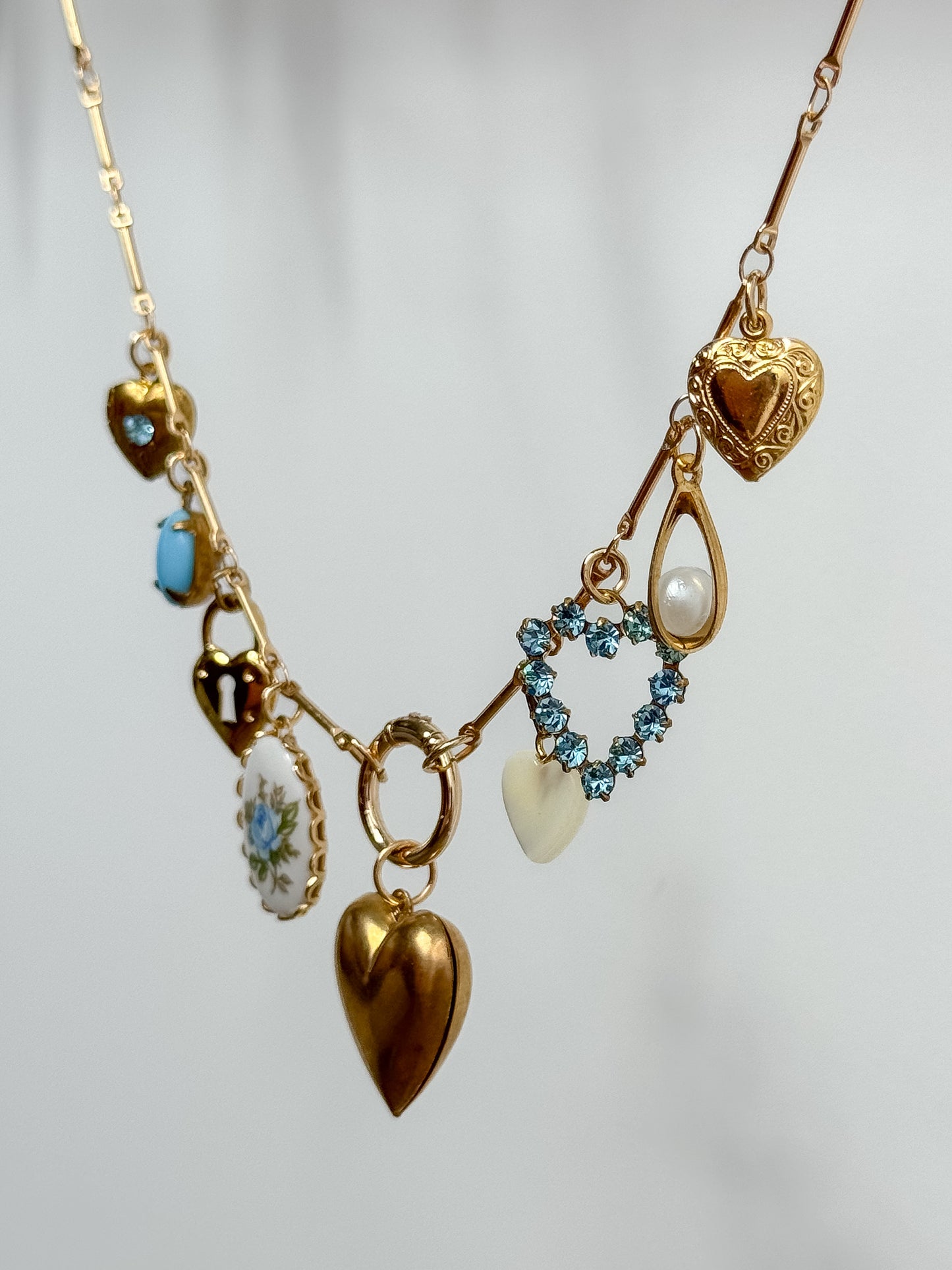 Forget Me Not Charm Necklace
