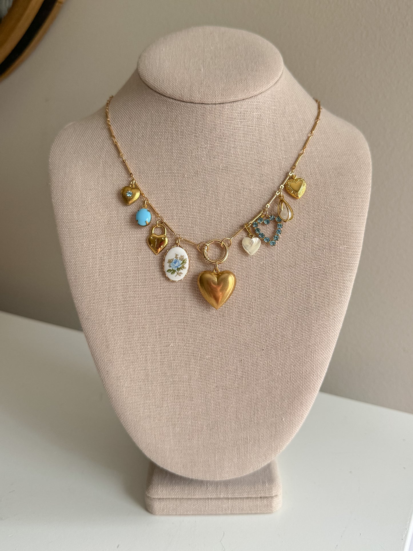 Forget Me Not Charm Necklace