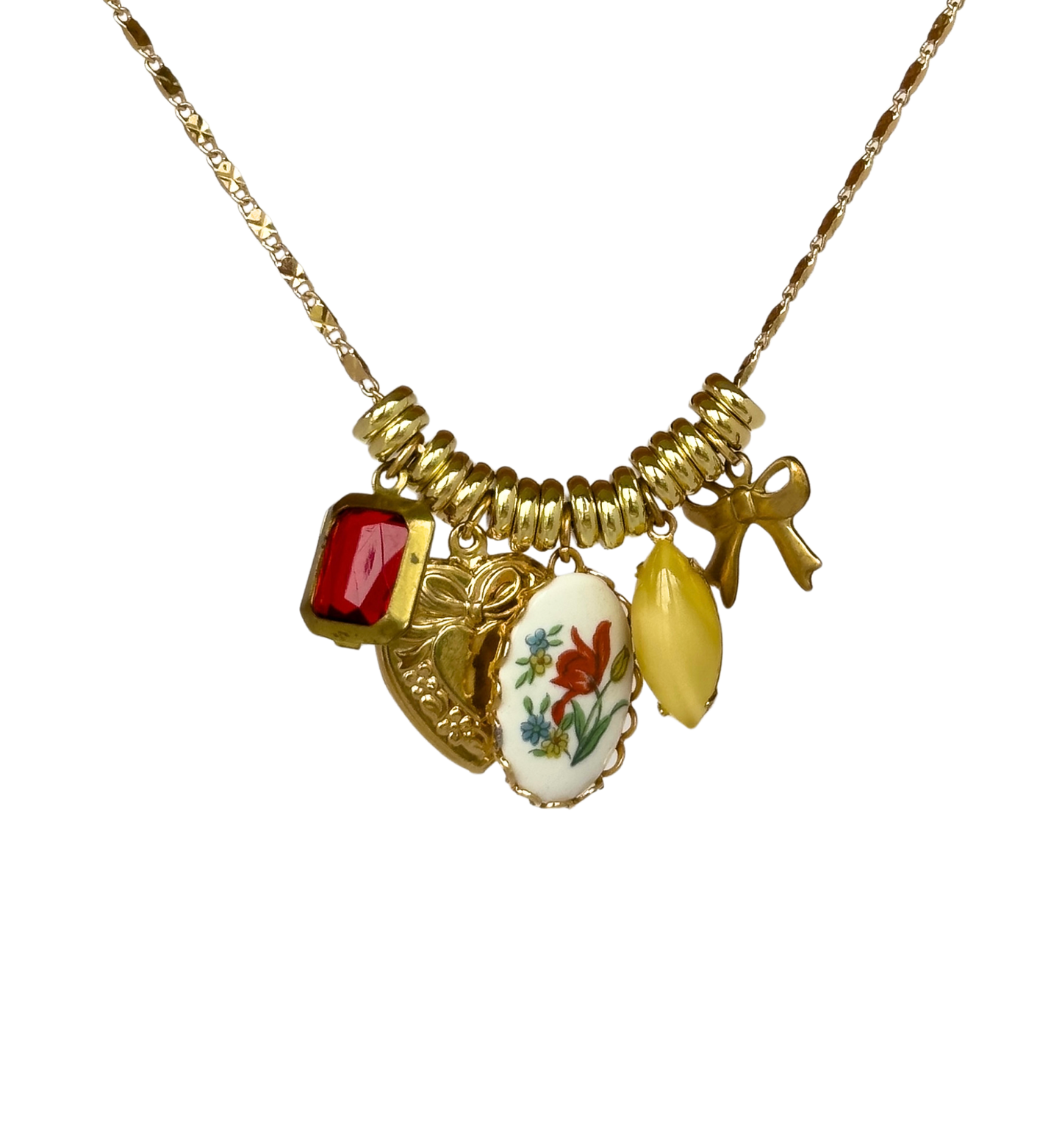 Ruby Charm Necklace