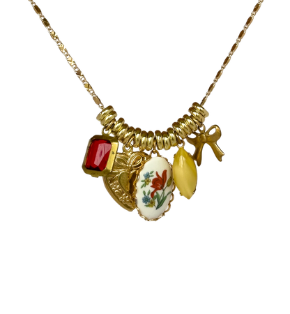 Ruby Charm Necklace